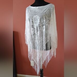 Delicate Wedding Crochet Shawl